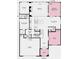 Layout of first floor with sunroom, kitchen, screened outdoor living and study at 3017 Tramore Dr, Harrisburg, NC 28075