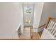 Grand foyer with high ceilings, statement lighting, and a view of the entry doors at 3017 Tramore Dr, Harrisburg, NC 28075