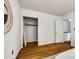 Bedroom with spacious closet and hardwood floors at 315 Wakefield Dr, Charlotte, NC 28209