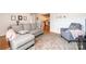 Cozy living room featuring hardwood floors, neutral tones, and a comfortable seating arrangement at 3415 23Rd Ne St, Hickory, NC 28601
