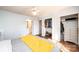 Main bedroom with ceiling fan, closet, and access to ensuite bathroom at 3415 23Rd Ne St, Hickory, NC 28601