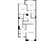 Second floor layout featuring bedrooms, bathrooms, and laundry at 8619 Harris Lake Ln, Charlotte, NC 28269