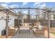 Charming backyard featuring a pergola with comfortable outdoor seating and stylish decor at 127 Wright Cir, Cherryville, NC 28021