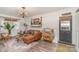Bright living room featuring hardwood floors, ample natural light, and modern decor at 127 Wright Cir, Cherryville, NC 28021