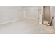 Spacious bedroom featuring neutral walls and carpet, with a staircase at 13134 Macon Hall Dr, Mint Hill, NC 28227