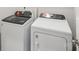 The laundry room offers modern washer and dryer at 1422 Windy Park Dr, Stanley, NC 28164