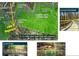 Close up of a map highlighting the location of a pedestrian bridge and trails at 2302 Rayecliff Ln, Charlotte, NC 28214