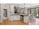 Beautiful kitchen featuring white cabinets, granite countertops, and stainless steel appliances at 258 Ridge Reserve Dr, Lake Wylie, SC 29710