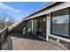 Scenic balcony showcasing outdoor seating and sliding doors providing great flow to indoor spaces at 4207 Walker Rd, Charlotte, NC 28211