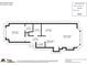 Detailed floor plan showcases layout with bedroom, kitchen, great room, and dining area dimensions at 509 N Graham St # 2D, Charlotte, NC 28202