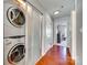 Convenient in-unit laundry area with modern washer and dryer at 509 N Graham St # 2D, Charlotte, NC 28202