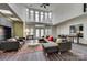Spacious lobby with high ceilings, ample natural light, comfortable seating, and stylish decor at 509 N Graham St # 2D, Charlotte, NC 28202