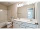 Bathroom featuring a double vanity, tub, and tile flooring, offering a blend of style and functionality at 5337 Orchid Bloom Dr, Indian Land, SC 29707