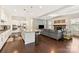 Open-concept living space connecting the kitchen and living area, ideal for entertaining and Gathering gatherings at 865 Kathy Dianne Dr, Fort Mill, SC 29707