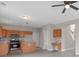 Inviting kitchen features stainless appliances, a center island, and lots of counterspace at 9413 Pastern Ct, Charlotte, NC 28216