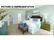 Cozy bedroom with a plush bed, side tables, and serene decor at 104 Woodhall Way, Troutman, NC 28166
