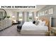 A sunlit bedroom complete with a bed, soft furnishings, and plenty of natural light at 122 Woodhall Way, Troutman, NC 28166