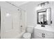 Clean bathroom featuring white cabinetry and a tub with shower at 1304 Browdis Ave, Kannapolis, NC 28083