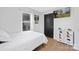 Cozy bedroom with a TV and a cute white dresser at 1304 Browdis Ave, Kannapolis, NC 28083