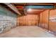 Unfinished basement area with exposed ductwork and concrete flooring at 1330 College Ave, Shelby, NC 28152