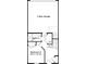 Floor plan showcases the lower level with a 2-bay garage, bath 3, and bedroom 4 at 15336 Ballancroft Pkwy # 16, Charlotte, NC 28277