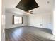 Room with a dramatic ceiling design, ceiling fan, and hard surface flooring at 1589 E Lakewood Dr, Rock Hill, SC 29732