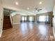 Large living area featuring hardwood floors, large windows and recessed lighting at 1589 E Lakewood Dr, Rock Hill, SC 29732