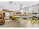 Spacious garage featuring a boat and ample storage space at 171 Longboat Rd, Mooresville, NC 28117