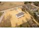 Aerial view of a white home surrounded by bare trees at 2005 Sugar Hill Rd, York, SC 29745