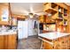 Galley style kitchen with updated appliances and breakfast bar at 4238 Johnson Bridge Rd, Hickory, NC 28602