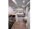Stylish bedroom with a breakfast bar, modern decor, and comfortable bed at 4317 Ruskin Dr, Charlotte, NC 28209