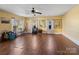 Bonus room with hardwood floors, natural light, and neutral-colored walls at 4540 Hounds Run Dr, Matthews, NC 28105