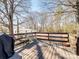 Back deck with ample space for outdoor seating and gatherings at 506 Bond St, Cherryville, NC 28021