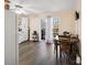 Bright and airy kitchen dining area with modern appliances and ample natural light from sliding glass doors at 506 Bond St, Cherryville, NC 28021