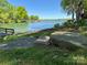 Picturesque lake view featuring natural stone steps leading to the serene waterfront at 5153 Glenwood St, Sherrills Ford, NC 28673