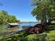 Beautiful lake view with boat docks extending into the clear water at 5153 Glenwood St, Sherrills Ford, NC 28673