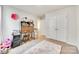 Bedroom featuring a desk and organized storage solutions at 908 Morien St, Richburg, SC 29729
