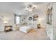 Cozy living room with neutral tones, vaulted ceiling, a sectional sofa, and stylish decor at 908 Morien St, Richburg, SC 29729