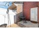 Cozy patio with gravel and stone, a patio table and privacy fence at 915 Tj Dr, Monroe, NC 28112