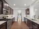 Spacious kitchen featuring stainless steel appliances and granite countertops at 9611 Rayneridge Dr, Huntersville, NC 28078