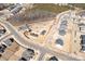 Community aerial view highlighting new construction progress, offering a glimpse of future neighborhood development at 11031 Larkslea Ln, Charlotte, NC 28278