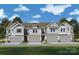 Charming townhome with a two-car garage and a modern exterior design, showcasing great curb appeal at 117 Alluvium Ln, Waxhaw, NC 28173