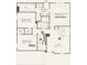 Second floor of the house floorplan featuring the owner's suite, two bedrooms, and a loft at 1279 Kindness Nw Ct, Concord, NC 28027