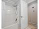 Shower-tub combination, bright bathroom features a single shower head at 3142 Wimbledon Ln, Rock Hill, SC 29732