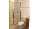 Shower room with a glass door and toilet at 3309 Juneberry Pl, Indian Land, SC 29707