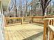 Outdoor deck with wood railings, perfect for enjoying the natural views of the surrounding landscape at 3980 Linda Dr, Rock Hill, SC 29730