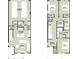 Detailed floor plan showcasing the layout of this home, including dimensions for each room and closet at 5013 Cherry Gum Ct, Matthews, NC 28105