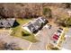 Aerial shot of condos with surrounding trees and ample parking for residents and visitors at 605 Gable Dr, Rock Hill, SC 29732