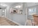 Open kitchen area with a granite counter, stainless appliances, and breakfast bar at 1008 Bose Ave, Rock Hill, SC 29732