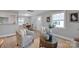 Open-concept living room featuring neutral walls, modern furnishings, and hardwood floors at 1008 Bose Ave, Rock Hill, SC 29732